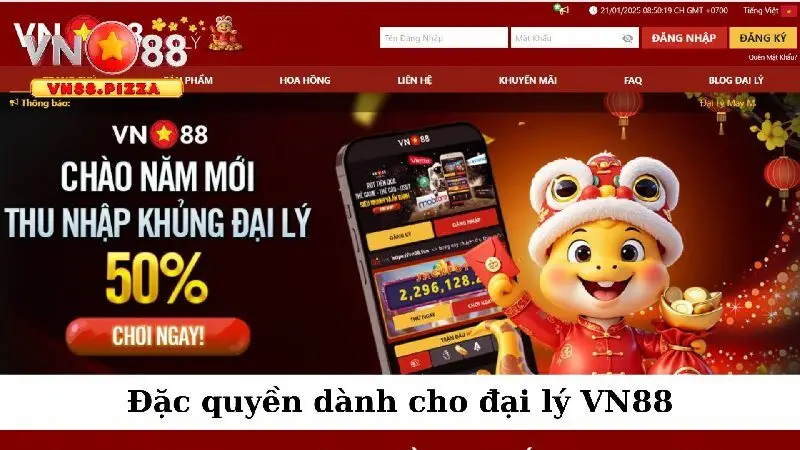 Đại Lý 1 Đặc quyền dành cho đại lý VN88