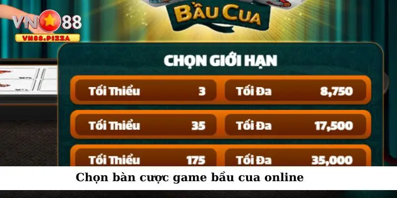Bầu cua Vn88 - Giải trí online đẳng cấp trò chơi đổi thưởng 3 Người mới cần làm quen với game qua các bàn cược thấp