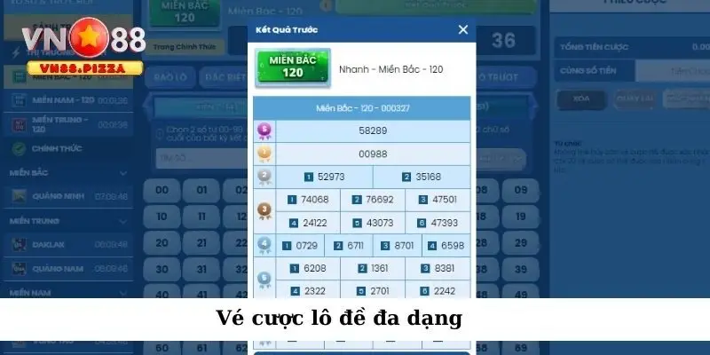 Cá cược lô đề luôn thắng và cách bắt đầu cuộc chơi 3 Vé cược lô đề đa dạng