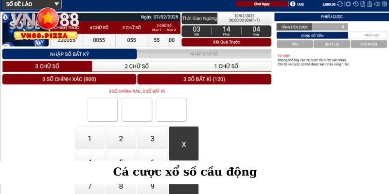 Xổ số soi cầu Vn88 - Cá cược chuẩn xác, tăng cơ hội thắng 4 Đặt cược xổ số soi cầu theo kết quả từ cầu động