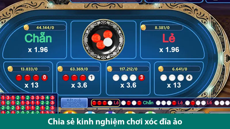 Quy tắc và kinh nghiệm chơi xóc đĩa ảo cực chuẩn từ cao thủ cờ bạc 3 Quy tắc và kinh nghiệm chơi xóc đĩa ảo cực chuẩn từ cao thủ cờ bạc